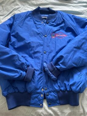 VINTAGE Holloway Blue Bomber/Varsity